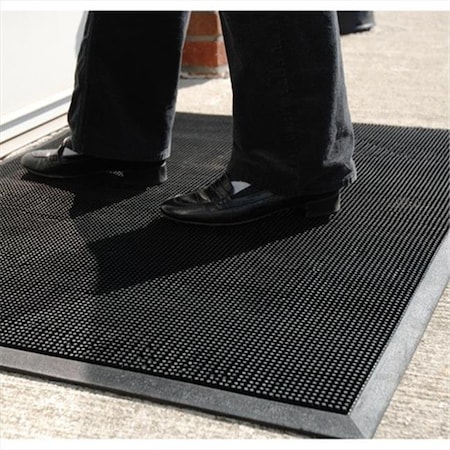 Durable Corp Durable Corporation 396S2432 24 in. Wx 32 in. L Fingertip Entrance Mat 396S2432BK